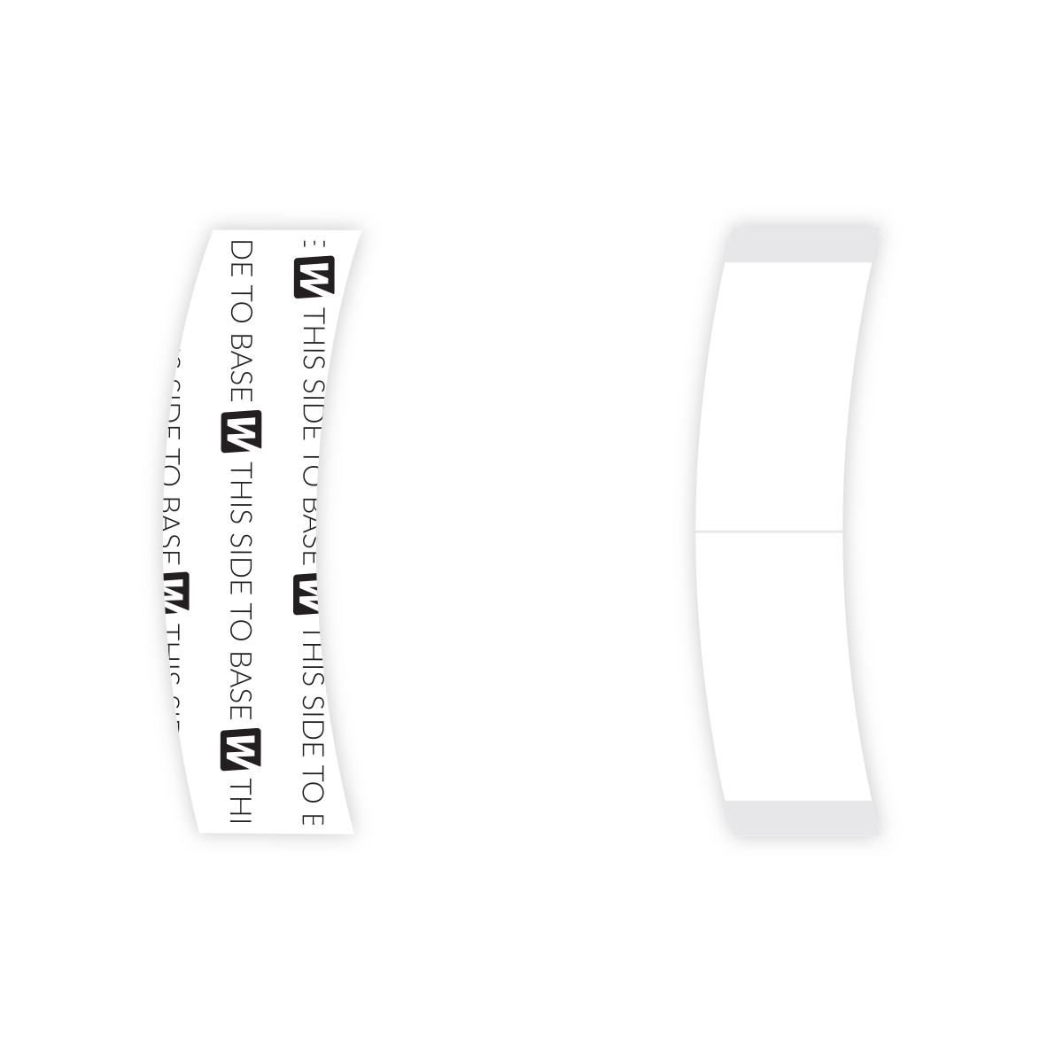 This Side to Base Hairpiece Tape (Contour C) This Side to Base Hairpiece Tape (Contour C)